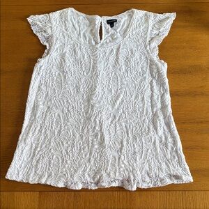 Torrid White Lace Blouse